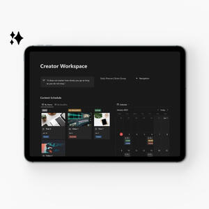 Notion Creator Dashboard